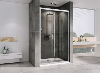 Душевая дверь ABBER Sonnenstrand 120см хром AG07120